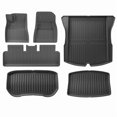 thumbnail image 1 of For 2025 Tesla Model 3 Highland Floor Mats TPE All Weather Front Rear Cargo Liner Mat, Waterproof Anti-Slip Mats, 1 of 7
