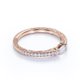 thumbnail image 3 of JeenMata Anillo de Compromiso Pequeño y Moderno de Ópalo de Fuego Púrpura Auténtico de 1 Uds en Oro Rosa de 18 K sobre Plata, 3 of 6