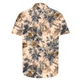 thumbnail image 4 of AHTJRT Stylish Men's Camouflage Print Button Down Short Sleeve Shirt Multicolor 2XL, 4 of 5