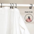 thumbnail image 4 of Hweilai 40 Pieces Curtain Rings with Clips, Metal Curtain Rings, 25mm Inner Diameter for Curtains and Curtain Rods., 4 of 5