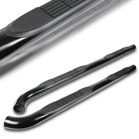 Spec-D Tuning For 2015-2019 Jeep Renegade Black Stainless Steel Running Boards Side Step Nerf Bar (Left+Right) 2015 2016 2017 2018 2019