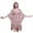 Light Pink Salmon, variant on Bimba Artistic Ladies Kaftan Holiday Loungewear Midi Dress Beach Coverup-4X-5X