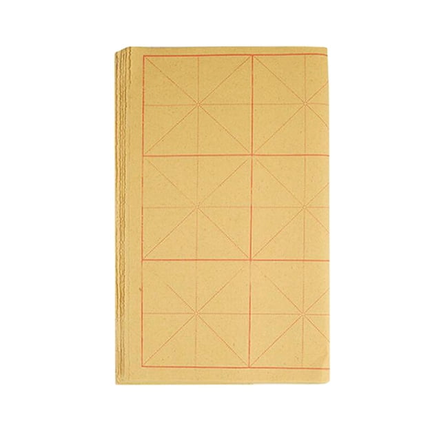 Papier de Riz Xuan avec Treillis, Papier Sumi pour Écriture Avancée 9cm 12 Grilles 70 Pcs