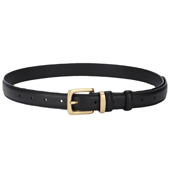 Spring new women's belt women's first layer cowhide decoration simple and versatile with jeans thin belt women's leather