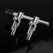 LULULION Aquarium Air Pump Valve Fish Tank Accessory Silver 1Pack