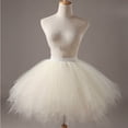 thumbnail image 3 of Vestido de novia con enagua de color sin hueso, vestido corto, falda, enagua Rock Ball, estudio de fotografía de ballet, 3 of 6