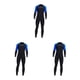thumbnail image 5 of Wosthever Men Diving Wetsuit for Water Sports Suit Zip Wet Back Full Warm Body Surf Type1 NO1, 5 of 5