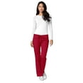 thumbnail image 4 of Adar Universal Scrubs For Women - Drawstring Straight Leg Scrub Pants - 510 - Red - L, 4 of 7