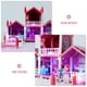 thumbnail image 2 of KAKOWELY Modelo de castillo de bricolaje, castillo de princesa, casa de muñecas pequeña de plástico, castillo, rompecabezas, luces, casa de villa, 2 of 5