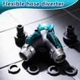 thumbnail image 5 of Arcticwind Garden Hose 2 Way Hose Splitter for 3/4" Hose Connector,Heavy Duty Metal Outdoor Faucet Splitter Y Connector for Garden Supplies Water Hose Splitter Adapter For Indoor Outdoor Faucets, 5 of 8