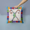 thumbnail image 2 of Carolines Treasures 8447-XPW1414 Beach and Seafood Decorative   Canvas Fabric Pillow 8447 14Hx14W multicolor, 2 of 4