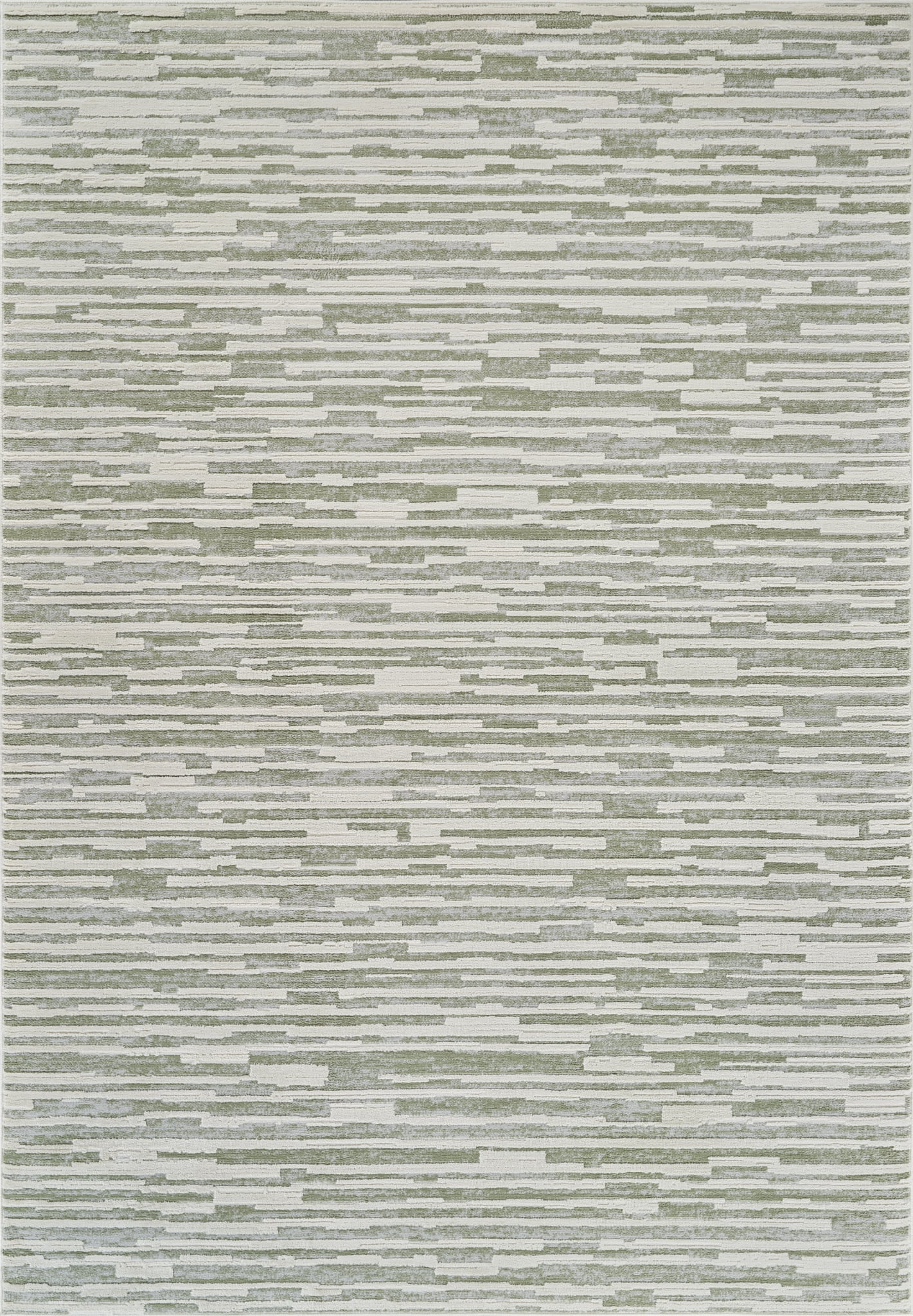 Rug Branch Nomad Abstract Indoor Area Rug, Green Beige, Modern - Living Room, Bedroom, Dining Room, and Kitchen