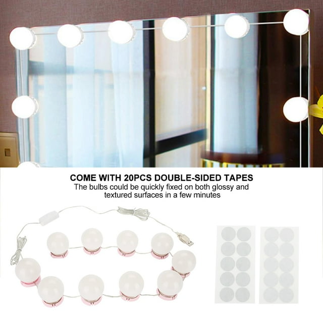 LED Bulbs Mirror Light, Vanity Lights For Mirror Vanity Lights LED Vanity Lights Strip Kit, For Dressing Room Makeup Vanity Table