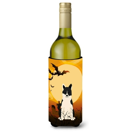 

Carolines Treasures BB4295LITERK Halloween Russo-European Laika Spitz Wine Bottle Beverge Insulator Hugger Wine