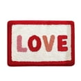 thumbnail image 2 of romoty Valentine's Day Love Doormat 23.62" x 15.75" Ultra Soft Imitation Cashmere Rug Festive Decoration Non-Slip Entryway Floor Mat for Front Door Bedroom and Romantic Home Decor Welcome Mat, 2 of 6