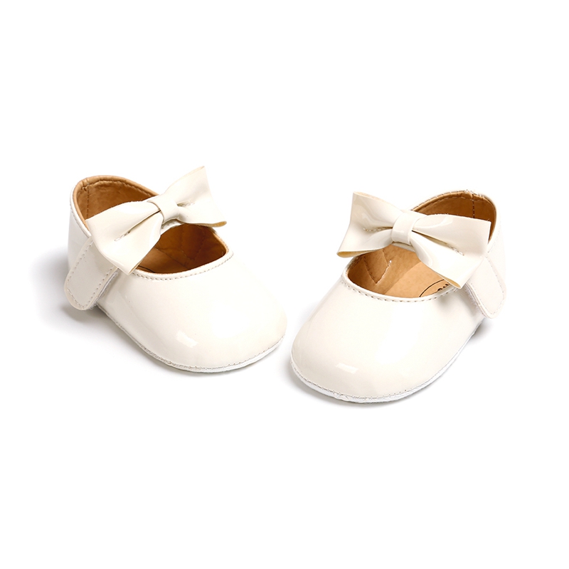 Toddler Baby Girls Anti-Slip Bowknot Sneakers Crib Shoes Infants Princess Casual Walking Shoes - image 3 of 5