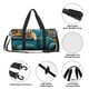 thumbnail image 4 of Balery Vintage Pickup Sunflower Dog Bolsa de Gimnasio para Mujeres y Hombres, Bolsa de Viaje Impermeable, Bolsa de Fin de Semana con Compartimento para Zapatos y Bolsillo Húmedo, 4 of 6