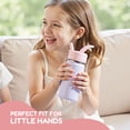 thumbnail image 2 of Fijinhom 12oz Kids Water Bottle with Straw, Stainless Steel, BPA-Free, Leak-Proof, Vacuum Insulated for School or Travel,Pink, 2 of 7
