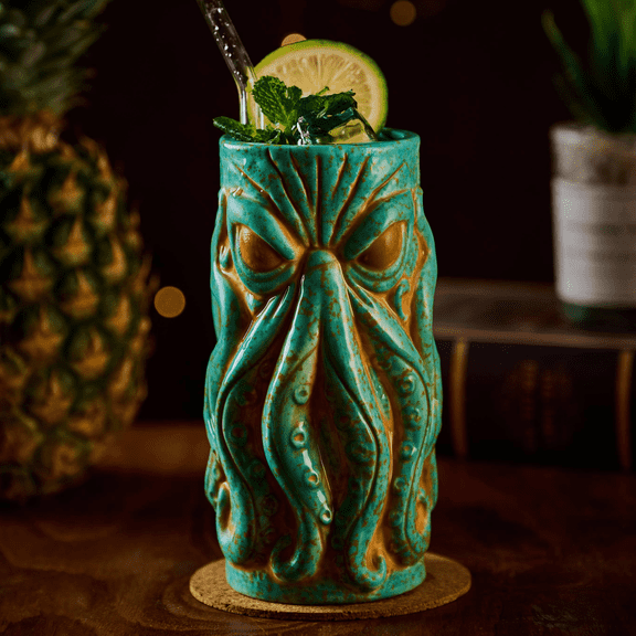 Kraken Tiki Mug 18oz, (Set of 1)