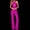 Hot Pink, variant on Lolmot Jumpsuits for Women Sexy Criss Cross Backless Romper Halter Sleeveless Wide Leg Jumpsuit Solid Color Elegant High Waist Romper