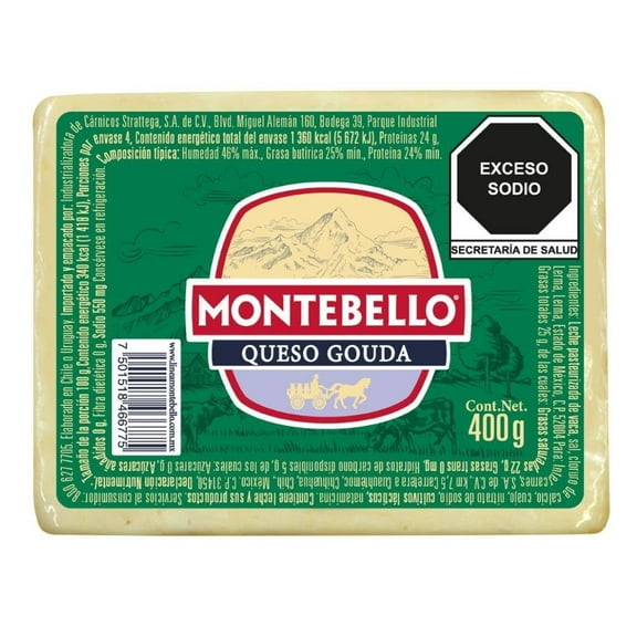 Queso gouda Montebello 400 g