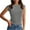 Dark Gray-05, variant on Women's Backless Crew Neck Tank Tops Summer Solid Color, Slim Fit Sleeveless T-Shirts & Camisole