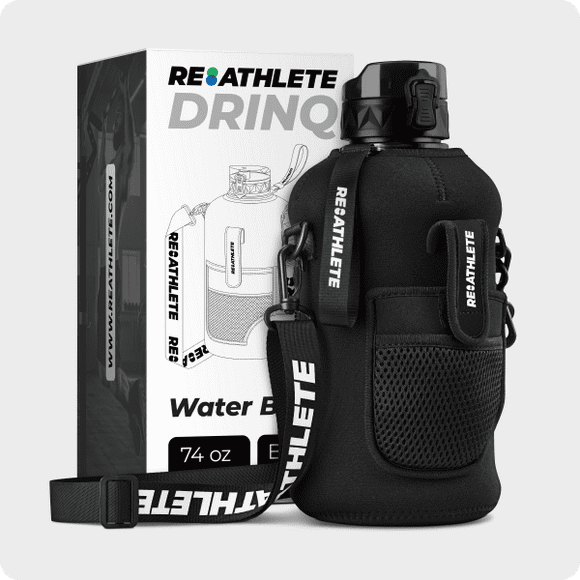 DRINQ Half-Gallon Water Bottle BLACK