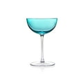 thumbnail image 2 of Godinger 99951 8 oz Rondo Sea Blue Champagne Coupes - Set of 4, 2 of 3