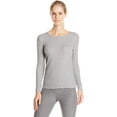 thumbnail image 2 of Fruit of the Loom Women's Waffle Thermal Underwear Top XX-Large, Medium Grey Heather, 2 of 3