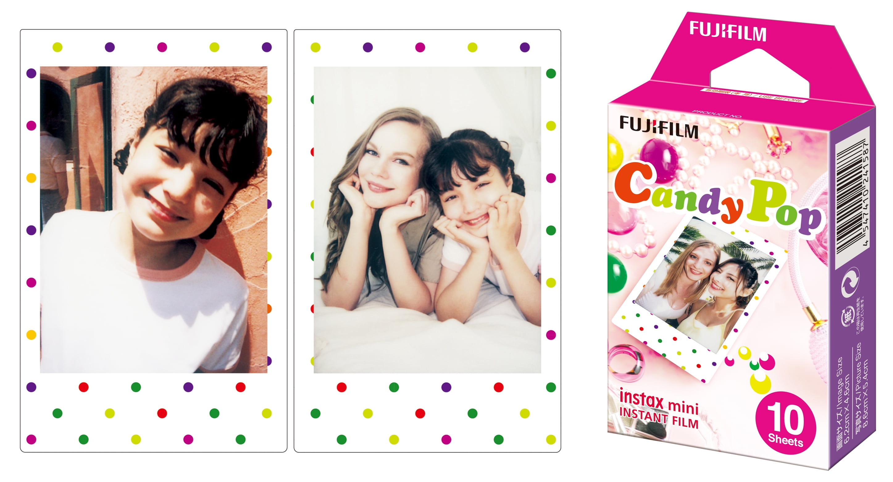 Papel Instax Mini x 10 films CANDY POP