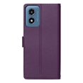thumbnail image 3 of Leather Case For Motorola Moto G Play 2024 6.5",Embossed Totem Wallet With Card Holder,Wristband, Shockproof Kickstand Magnetic Cover,Purple,For Moto G Play 2024, 3 of 7