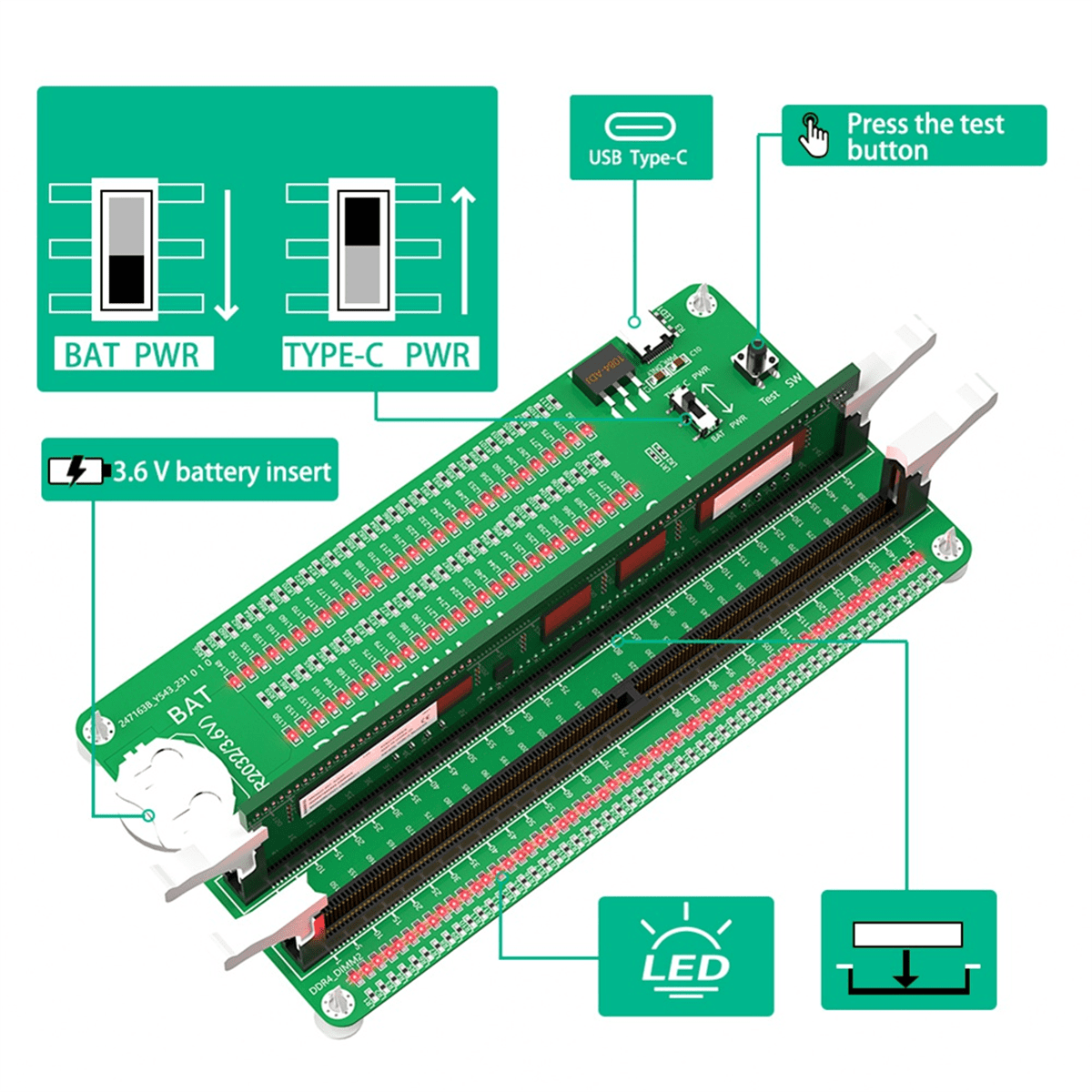 Unbranded Computer Desktop Unbranded DDR4 Memory Tester with Long Latch, Desktop Computer India | Ubuy