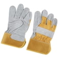 thumbnail image 2 of Guantes de trabajo Guantes de jardinería Antideslizantes a prueba de espinas Protector de palma engrosado para Amarillo y blanco, 2 of 9