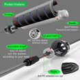 thumbnail image 3 of Jump Rope - Adjustable Skipping Rope Tangle-Free with 360-degree Ball-Bearing System and Memory Foam Handles Ideal for Weight Loss Exercise Workout Good for Adults Kids Women Men, 3 of 7