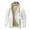 Z9999-White4100, variant on FEIFLY Men's Winter Casual Plush Solid Color Hooded Coats Long Sleeve Zipper Pocket Coats Jacket Leisure Outwear