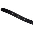 thumbnail image 5 of Men's Genuine Full Grain Leather Black Casual Dress Belt with Removable Buckle, 5 of 9