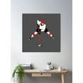 thumbnail image 2 of Dynamic Hockey Player In Action Poster Wall Art, Modern Wall Decor, 30x30 UNFRAMED, 2 of 3