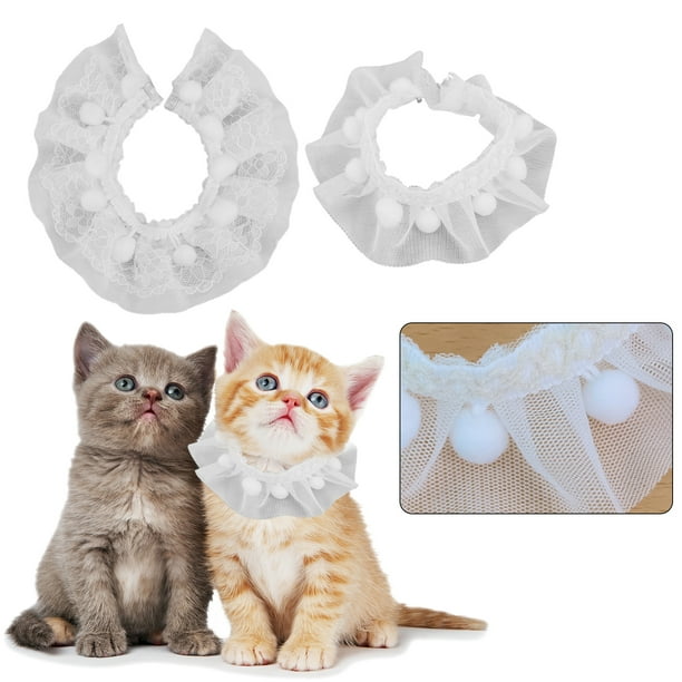Lace top cat collar