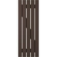 thumbnail image 6 of Ekena Millwork 19 1/2"W x 75"H Americraft Five Board (2 Batten) Exterior Real Wood Spaced Board-n-Batten Shutters w/ Z-Bar (Per Pair), Raisin Brown, 6 of 10