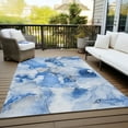 thumbnail image 6 of Addison Rugs Chantille Indoor/Outdoor Transitional Watercolors Navy Washable Rectangle Rug, 10' x 14', 6 of 6
