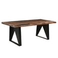 thumbnail image 2 of Taran Designs Darcy 6-piece Solid Wood Dining Set in Dark Brown, 2 of 16