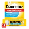 Dramamine Original, Motion Sickness Relief, Travel Vial, 12 Count