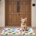 thumbnail image 4 of Dinosaur and Tree Pattern Door Rugs,Washable Non Slip Door Mats Indoor,Decorative Door Mats,Entry Mat Indoor for Entrance,Bedroom,Kitchen,Bathroom,16"x47", 4 of 6