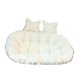 thumbnail image 4 of Cojín para silla de cesta colgante, cojín grande y grueso para silla de hamaca, cojín para Blanco, 4 of 9