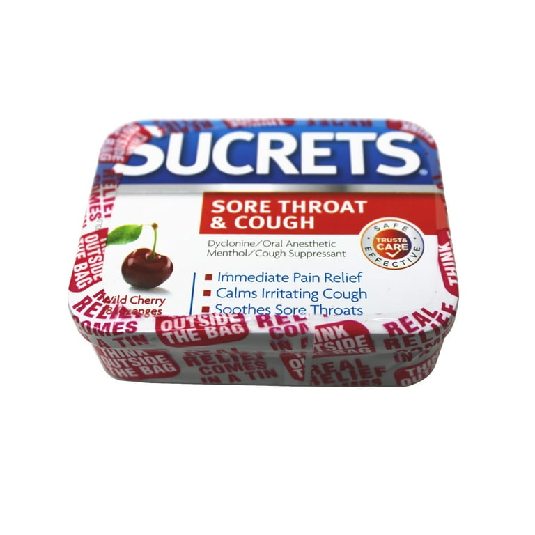 Sucrets Sore Throat & Cough Lozenges, Oral Anesthetic & Cough