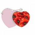 thumbnail image 1 of Flores rojas Corn poppy bespread Bolsa de viaje Mirror maquillaje corazón rosa, 1 of 4