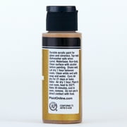 FolkArt Enamel Acrylic Craft Paint, Gloss Finish, Gold, 2 fl oz