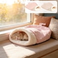 thumbnail image 7 of Moocorvic Cat Sleeping Bag for Indoor Cats, Winter Pet Bed for All Seasons Indoors, 7 of 7