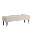 thumbnail image 6 of Weston Home Marcel Upholstered Bench, Beige, 6 of 6