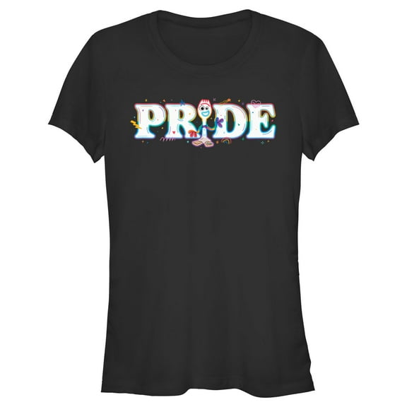 Junior's Toy Story LGBTQIA  Pride Forky  Graphic T-Shirt